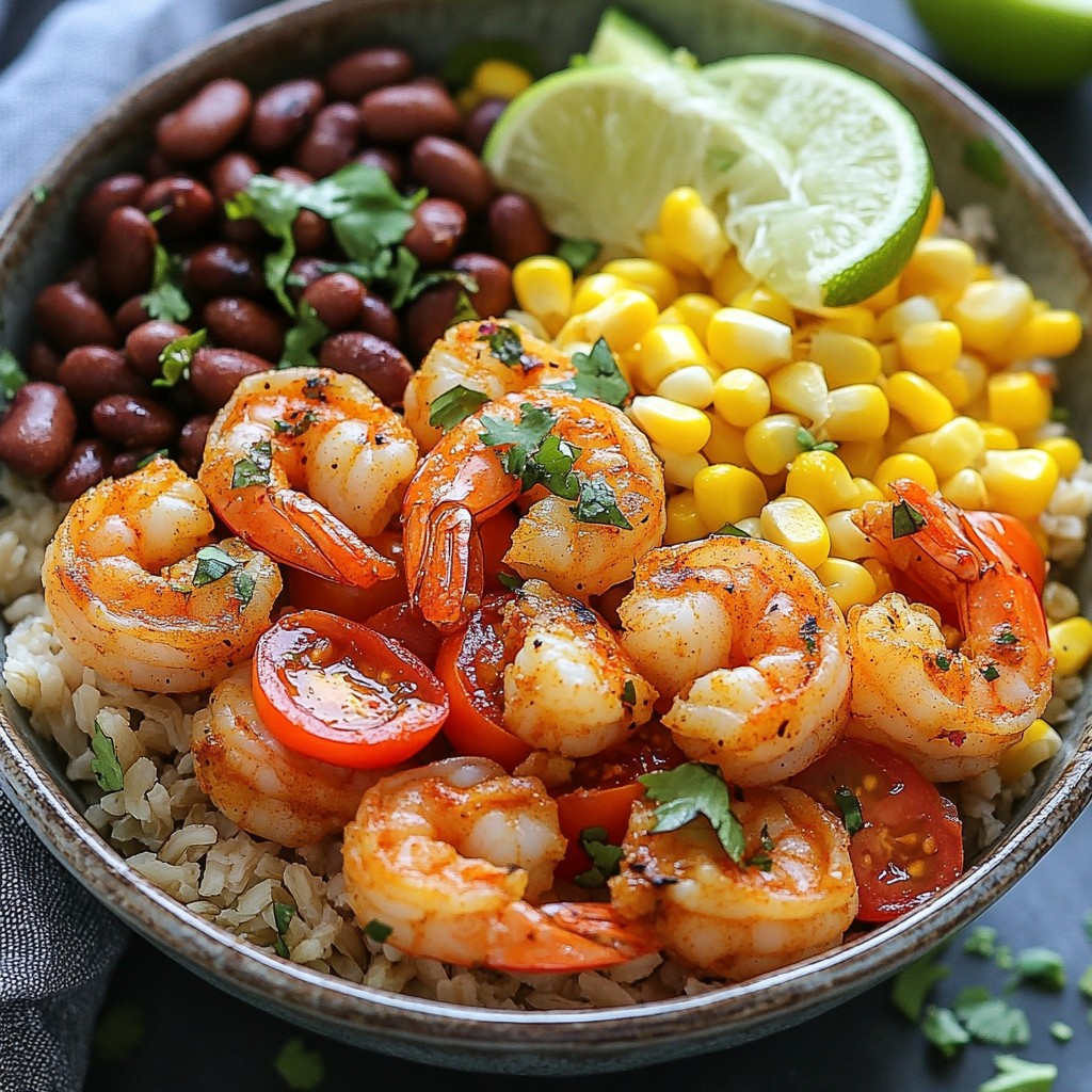 Chipotle Lime Shrimp Burrito Bowls Fresh Flavor Blast