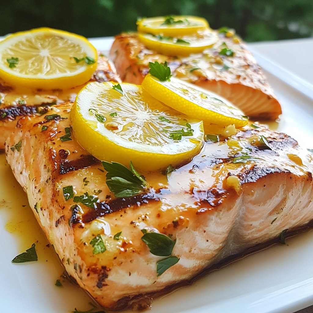 Lemon Herb Grilled Salmon Flavorful and Easy Dish