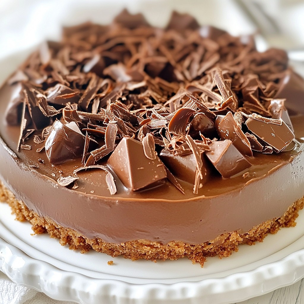 Chocolate Mousse Pie Indulgent and Easy Dessert