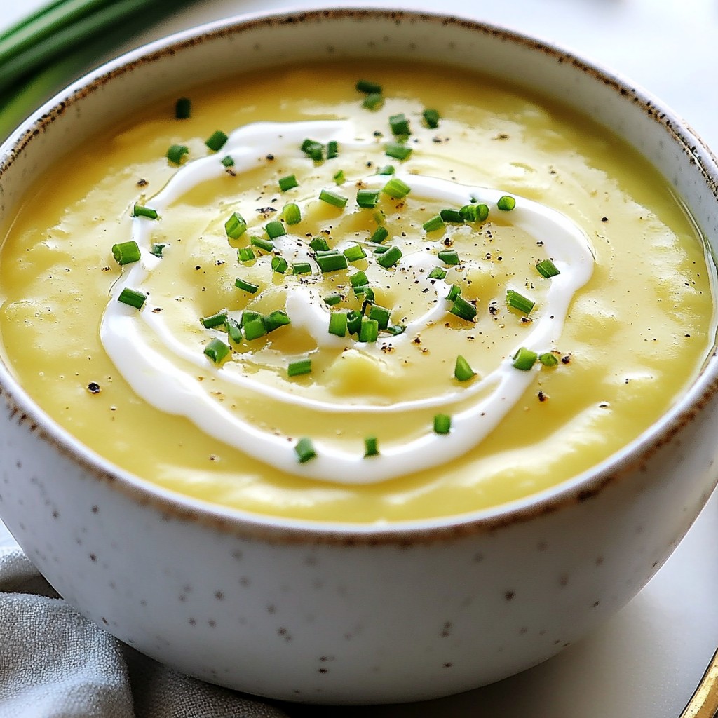 Classic Potato Leek Soup Hearty and Comforting Dish