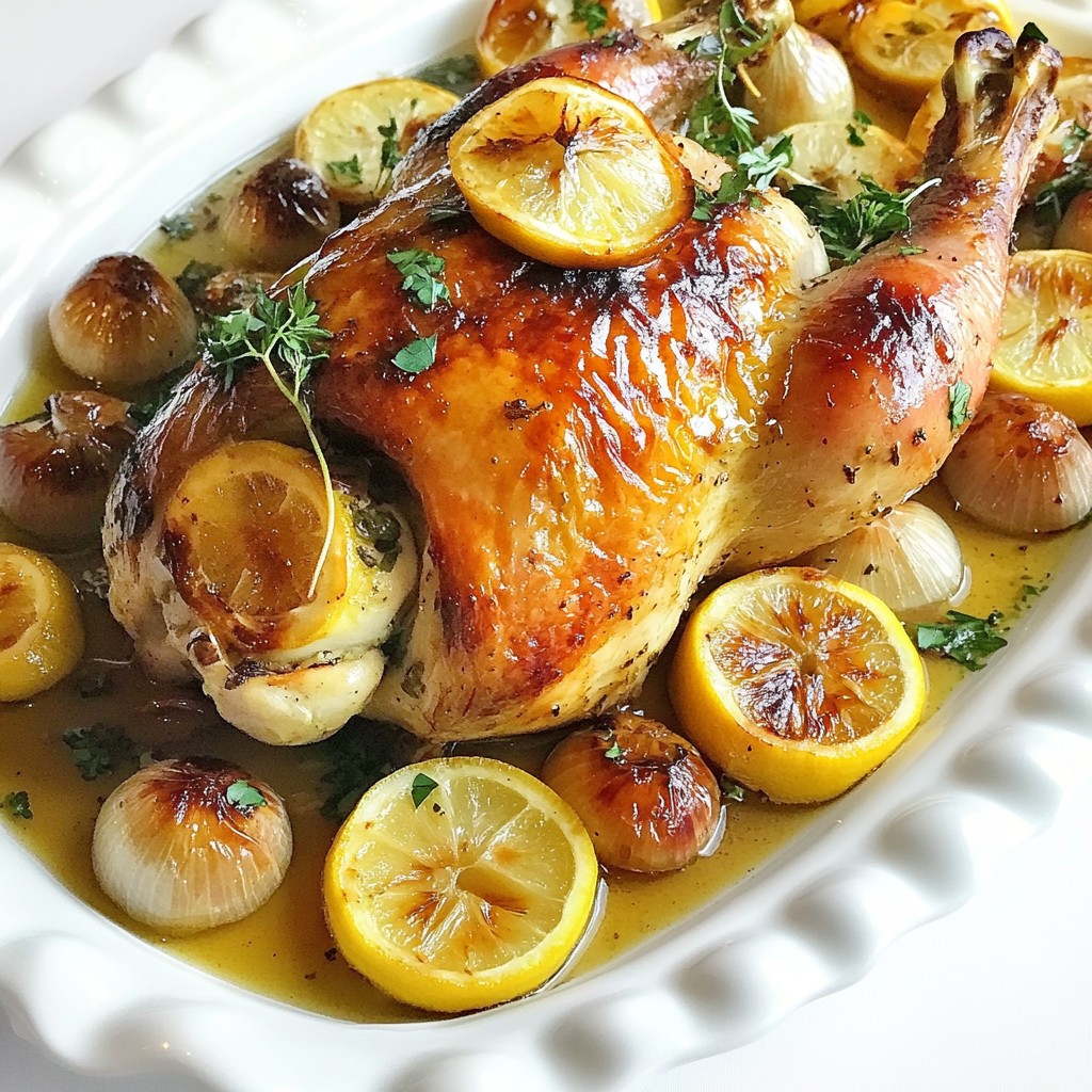 Garlic Herb Roasted Chicken Flavorful and Juicy Meal