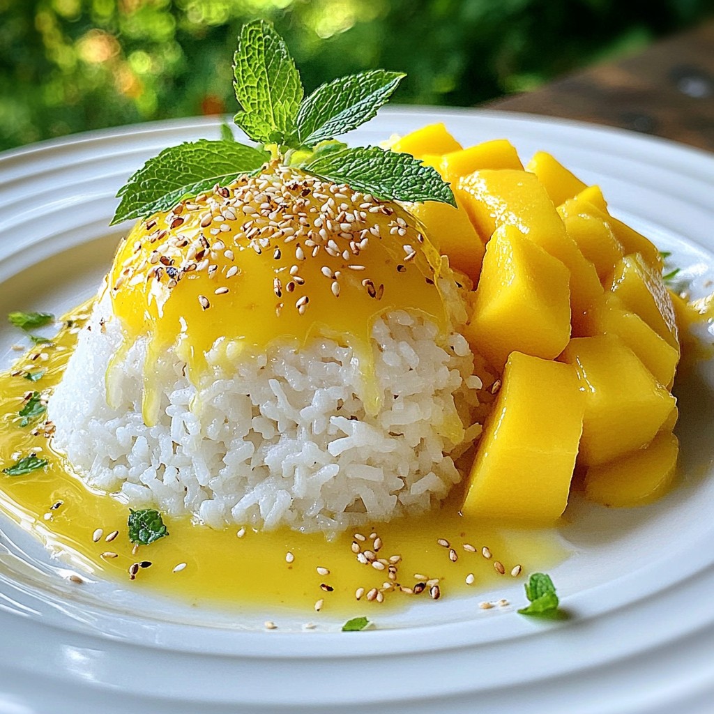 Thai Mango Sticky Rice Delightfully Simple Recipe