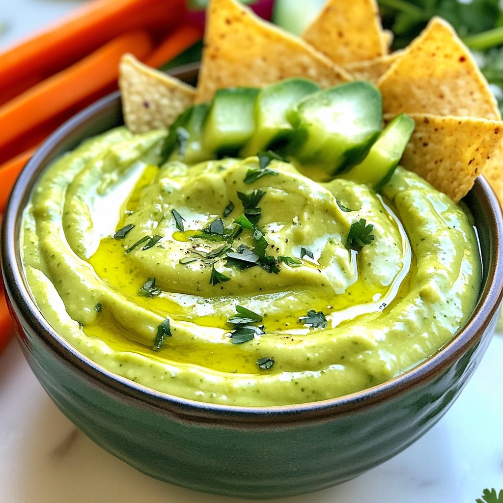 Avocado Lime Crema Fresh and Flavorful Dip Recipe