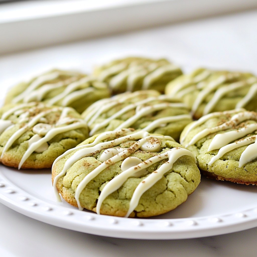 Matcha White Chocolate Cookies Irresistible Treat