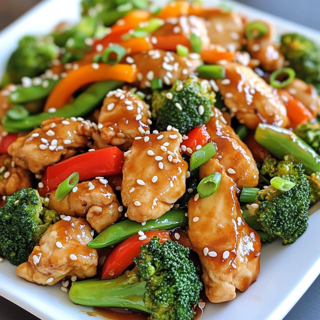 Sesame Ginger Chicken Stir Fry Simple Dinner Delight
