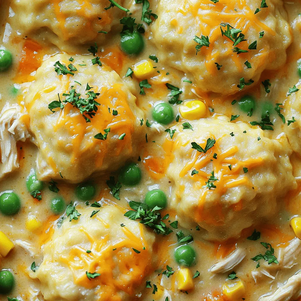 Hearty Chicken and Dumplings Casserole Delight